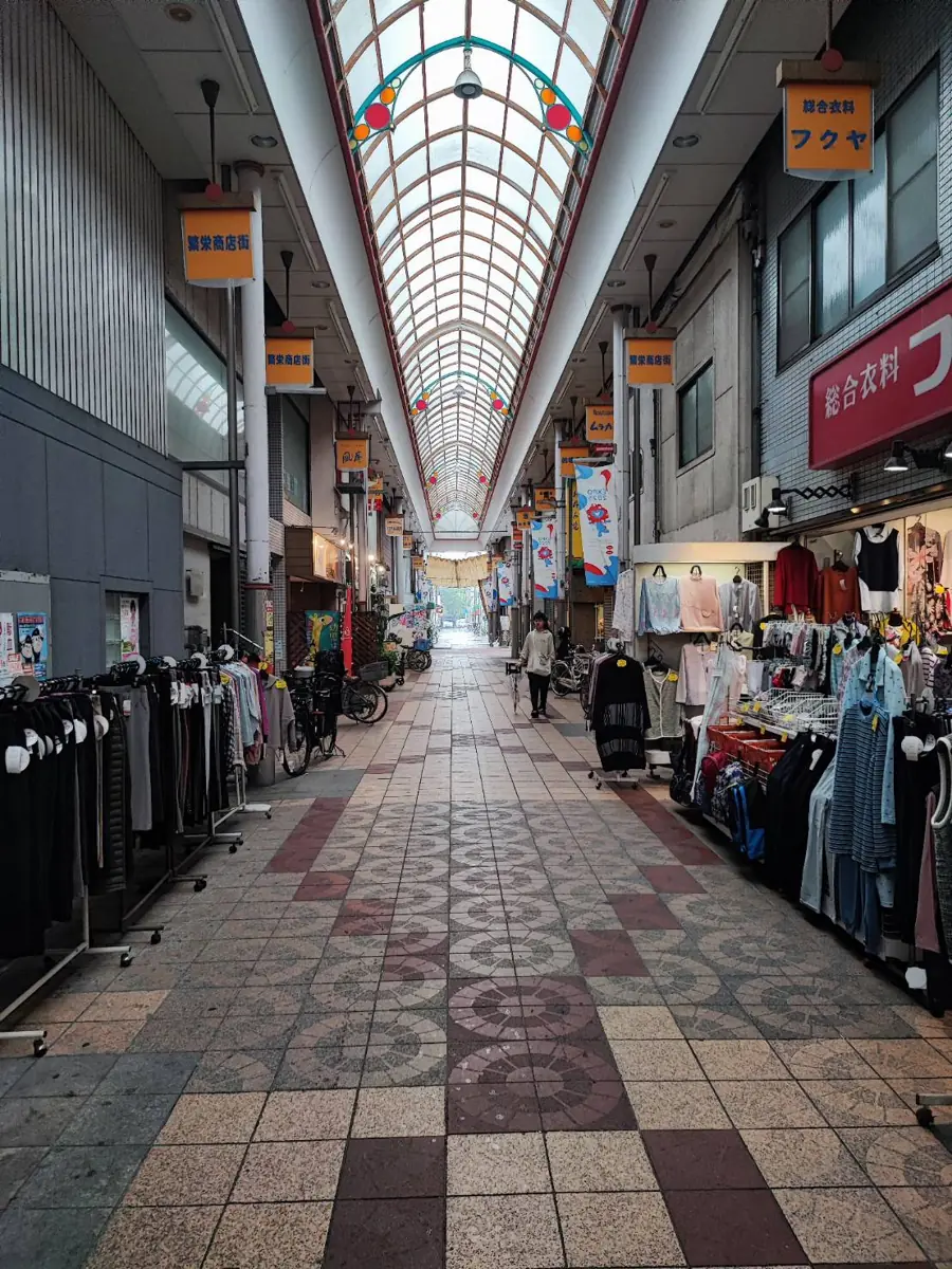 アーケードの商店街